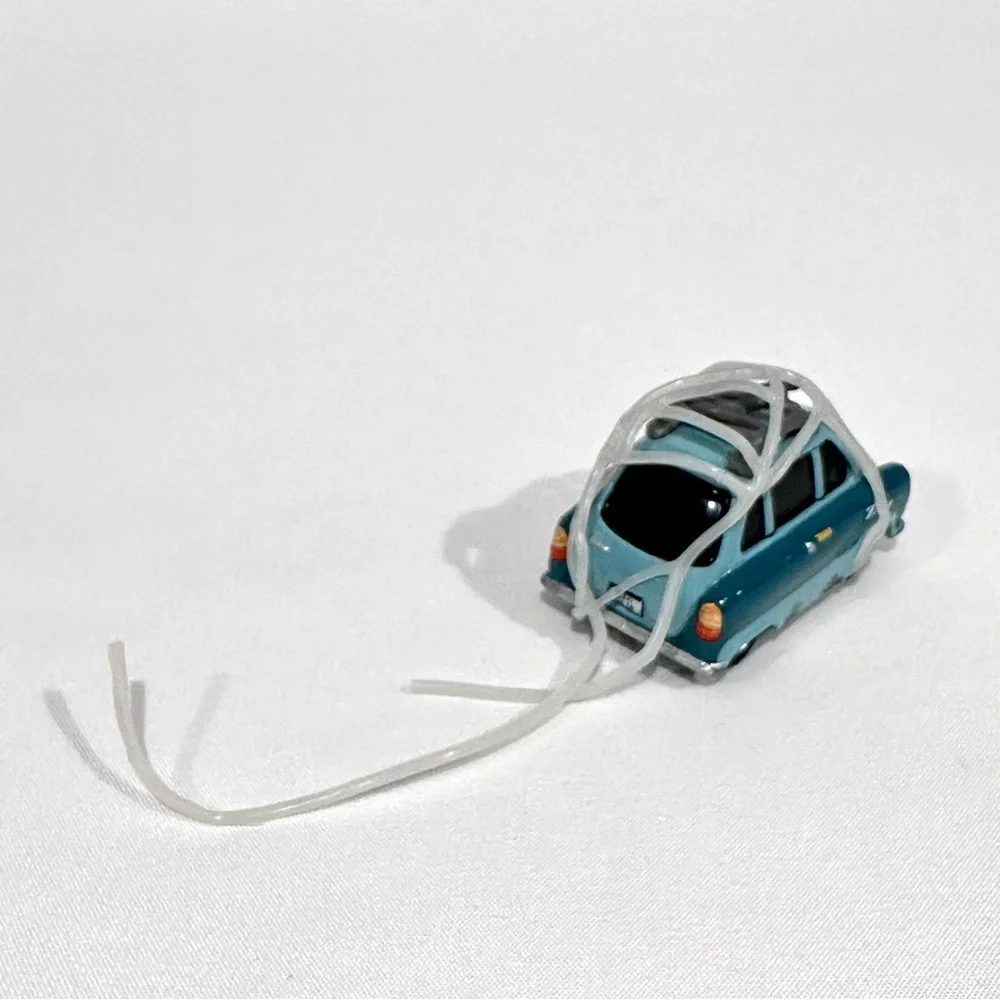 Disney Pixar Cars 2 RARE Captured Professor Z with Netting Die-cast Mattel